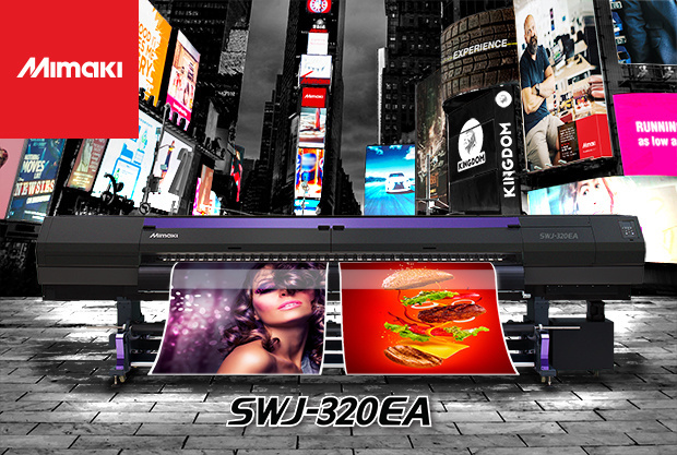Mimaki maakt breedformaat printen kosteneffectief met de innovatieve SWJ-320EA solventprinter