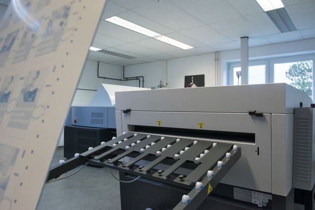 Dagelijks zo'n 160 offsetplaten op nieuwe plaatbelichter Heidelberg Suprasetter 106