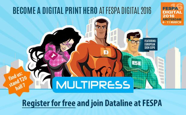 Gratis naar FESPA DIGITAL 2016 in Amsterdam met MultiPress!