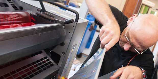 "Ook kleine oplagen rendabel met onze Speedmaster SX 74"